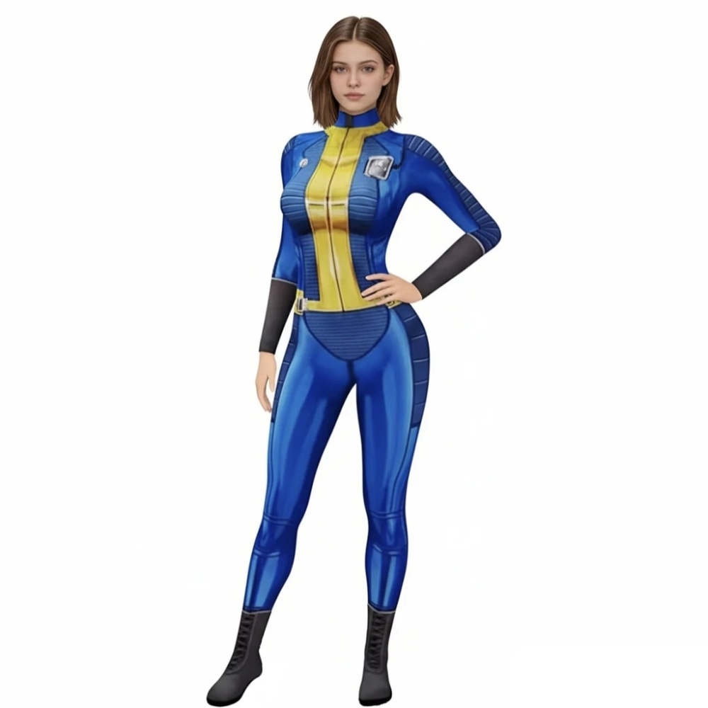 Women Nora Costume Game Player Vault 111 Jumpsuit Halloween Cosplay Outfit